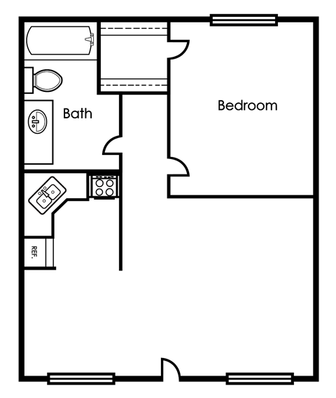 7601 Lomas Blvd. NE Studio-1 Bed Apartment for Rent - Photo Gallery 15